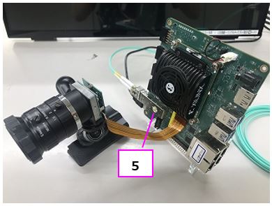5.1Mpix CameraとKR260を接続