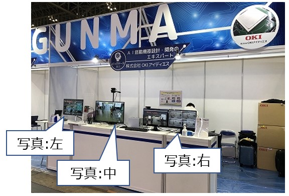 OKIアイディエスのリアルタイム展示（デモ）
