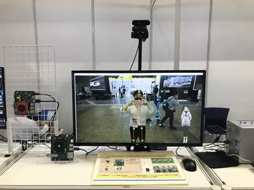 OKIアイディエスのリアルタイム展示（デモ）　写真：中