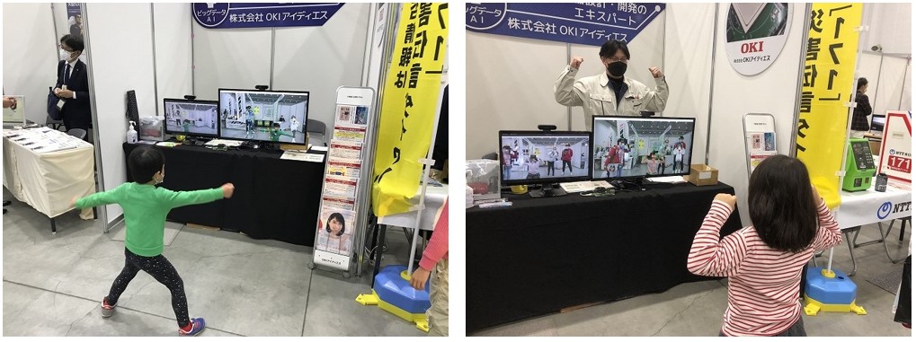 OKIアイディエス ブースの様子